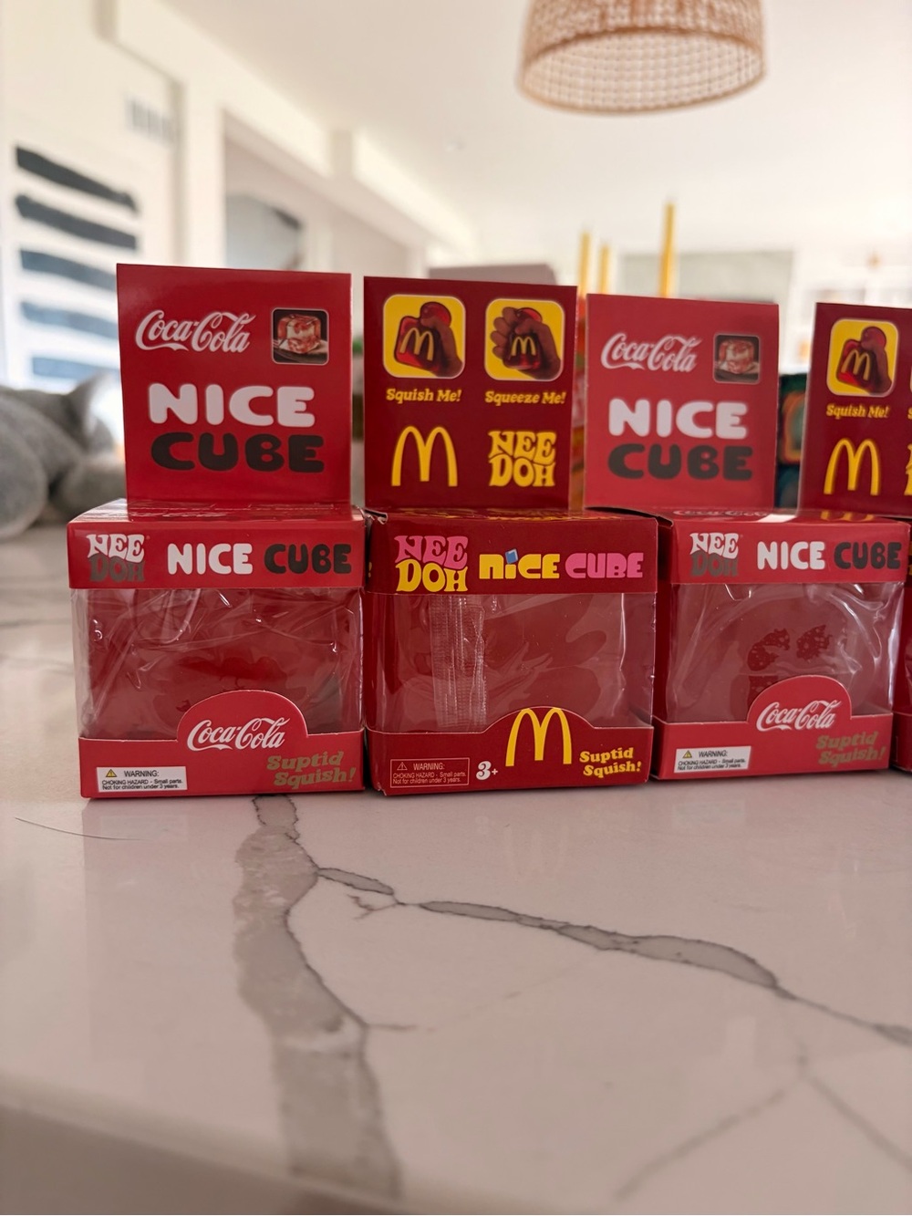 NeeDoh McDonald’s Coca Cola RARE Nice Cube Super Solid Squish - NWT Brand New - Picture 3 of 11